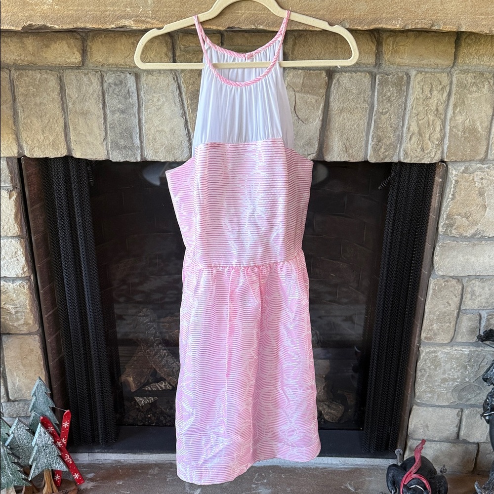 NWT Lilly Pulitzer lined Kailey Dress in Rosy Pink size 14